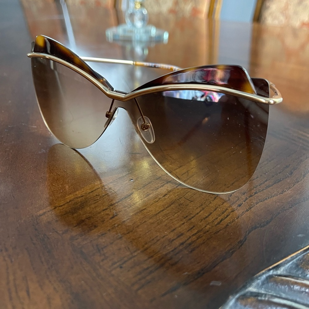 Marc Jacobs Gold Havana brown sunglasses 103/S
